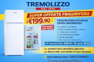 HYUNDAI DPHN-28NSM1WE0 FRIGO DOPPIA PORTA